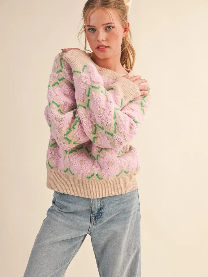 Blush Vine Knit