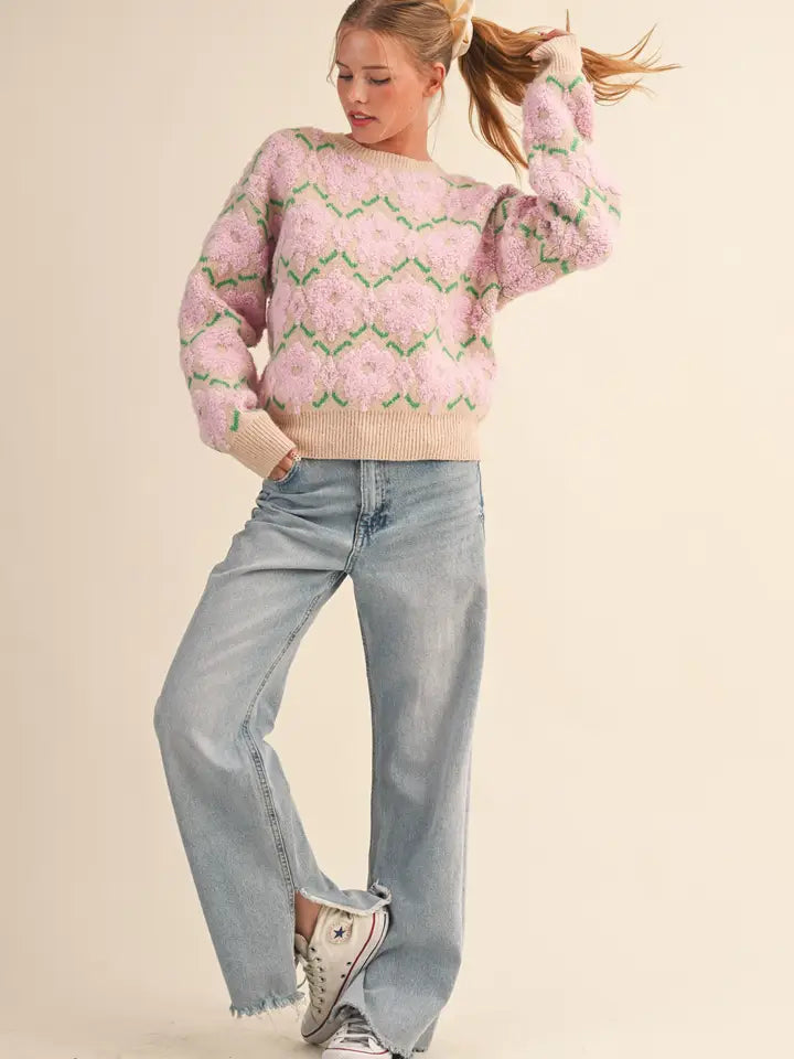 Blush Vine Knit