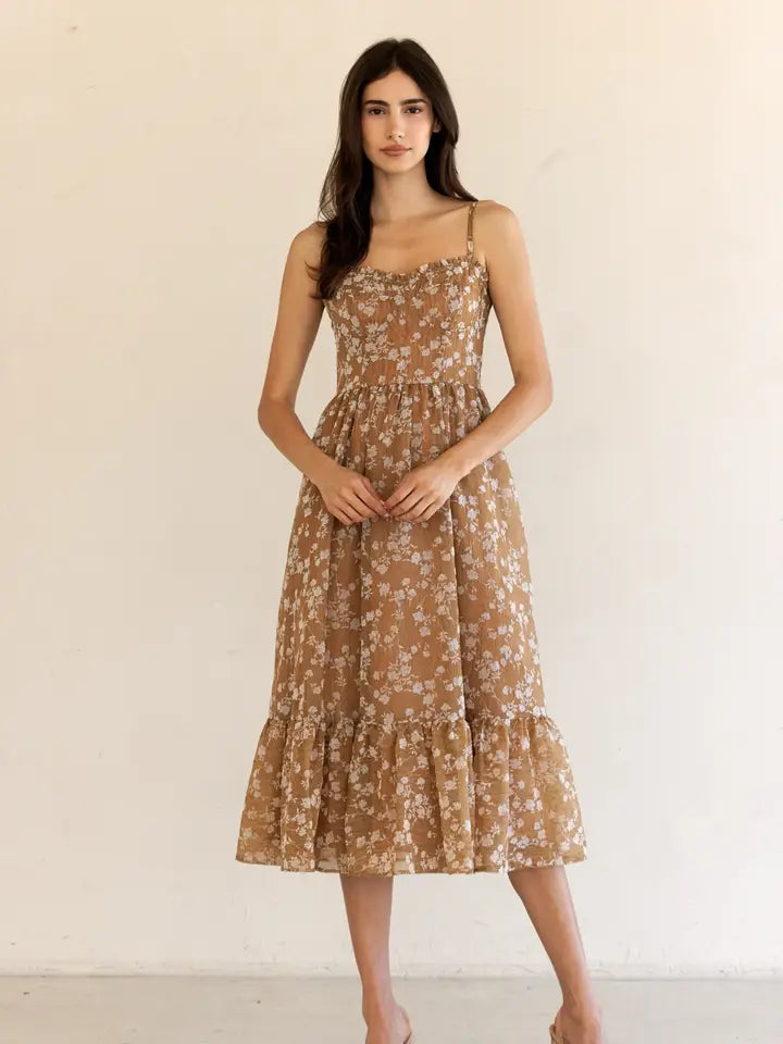 Toffee Petals Dress