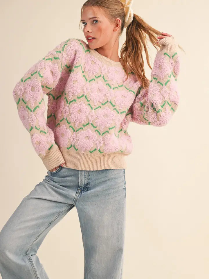 Blush Vine Knit