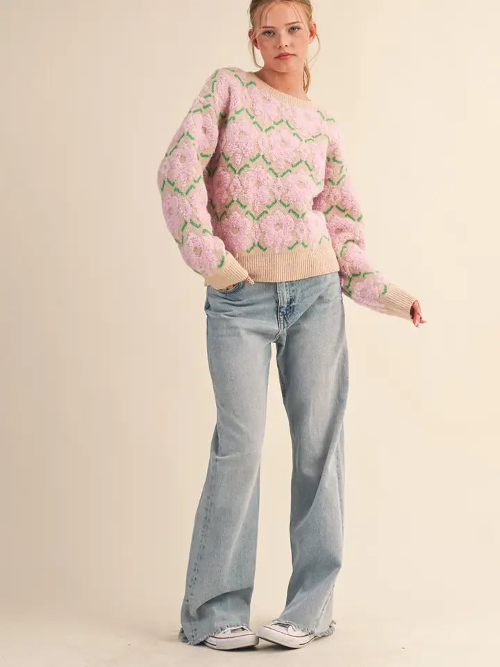 Blush Vine Knit