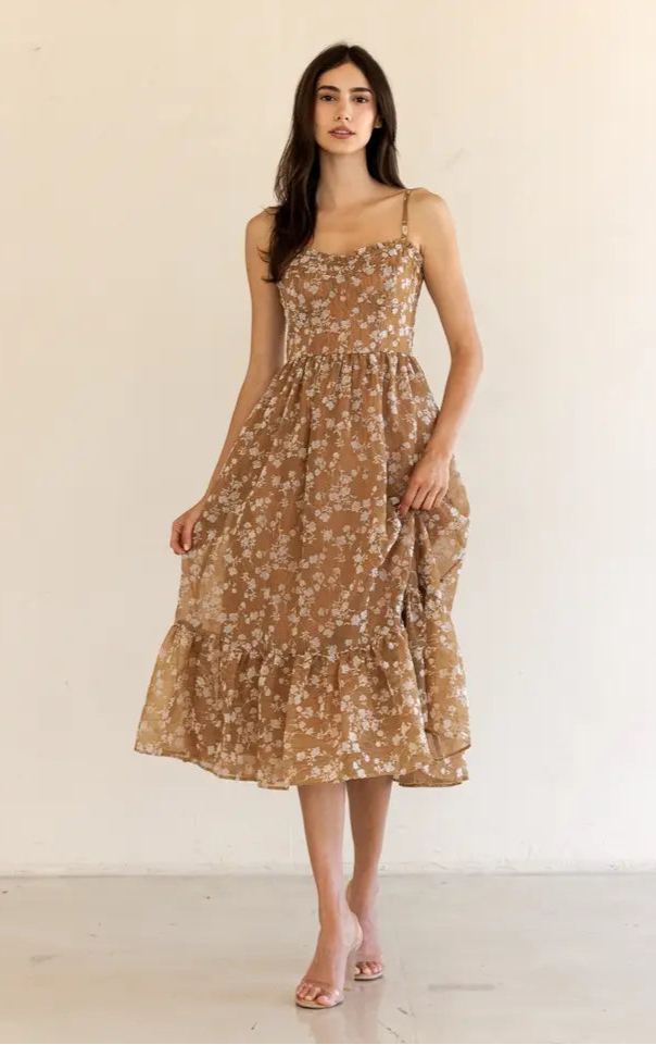 Toffee Petals Dress