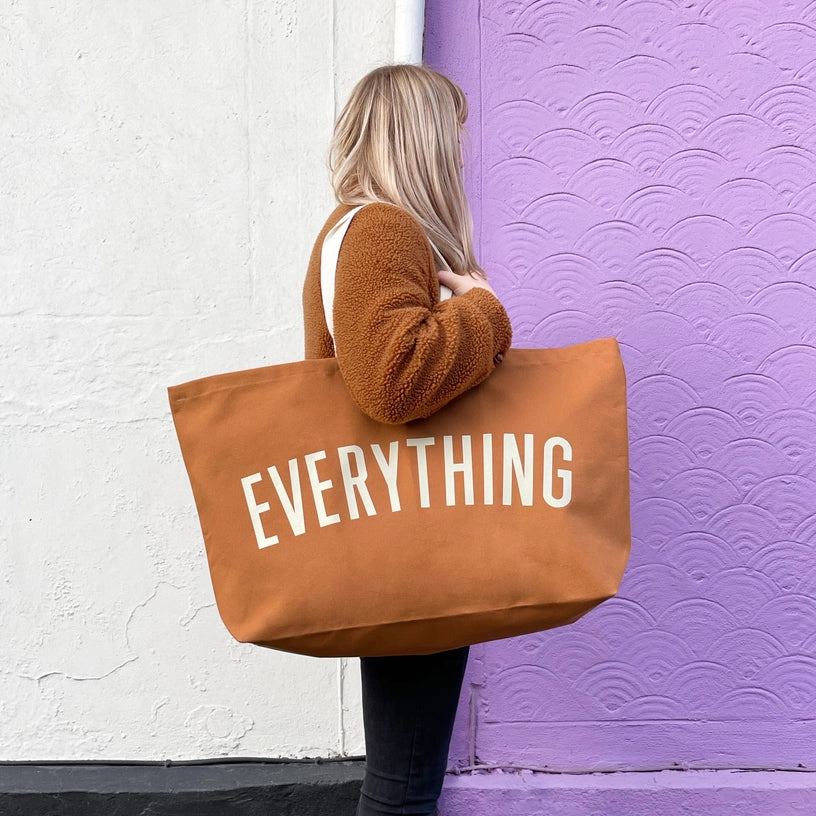 Everything - Tan Really Big Bag - Curator and Co.
