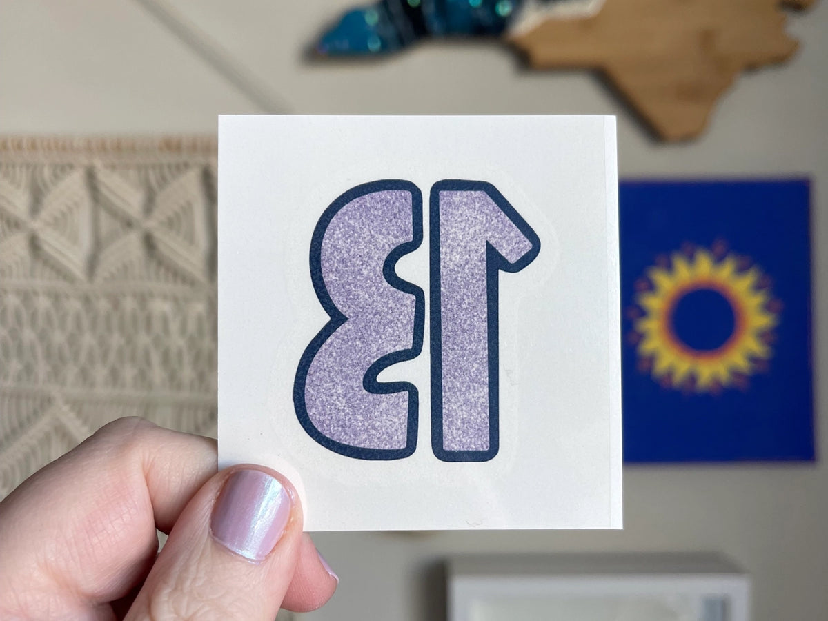 Eras Tour 13 Temporary Tattoo