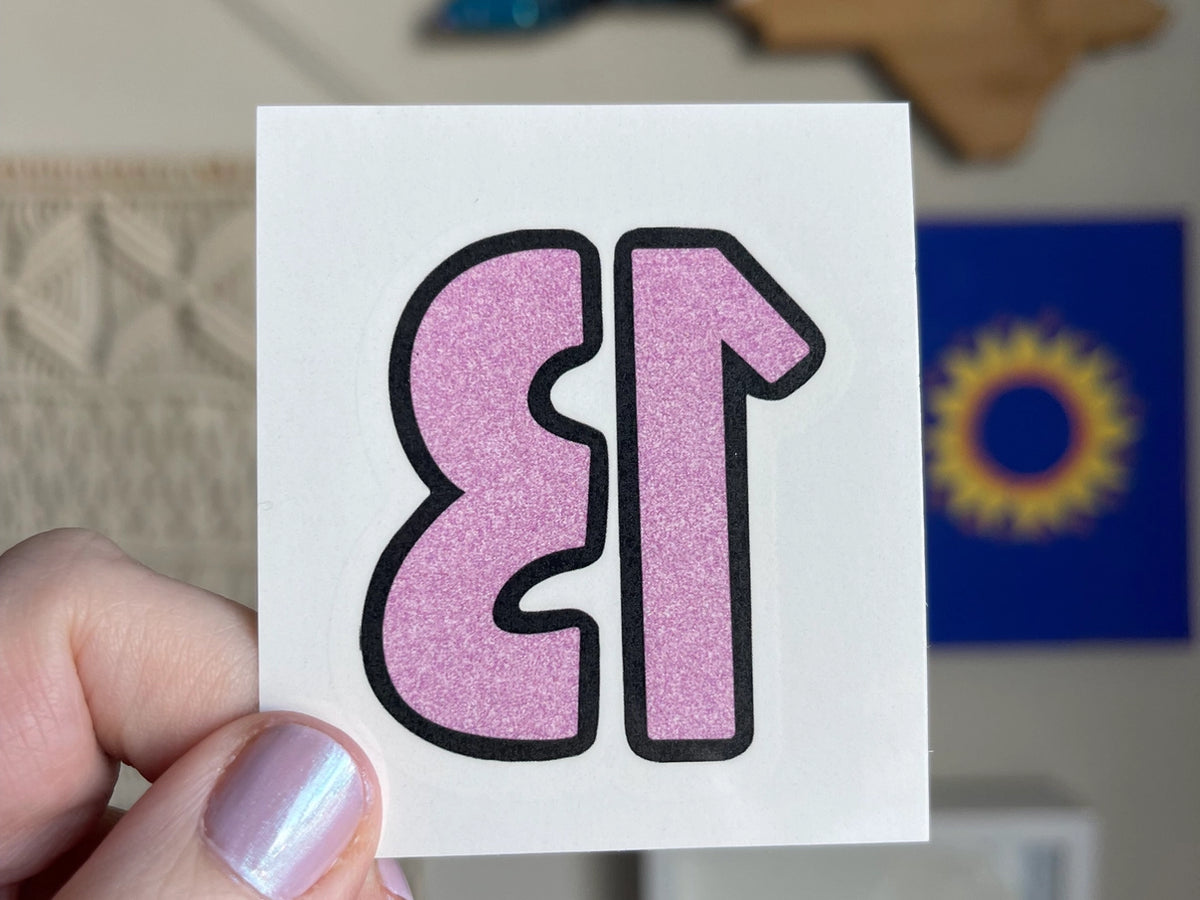 Eras Tour 13 Temporary Tattoo