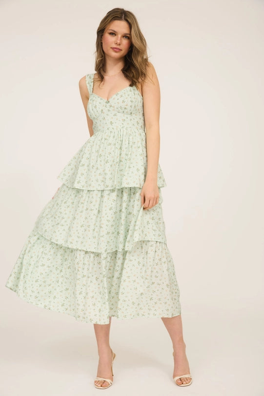 Forever From Here Dress Sage