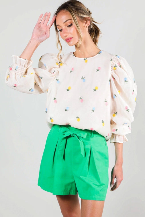 Wishing I Stayed Blouse