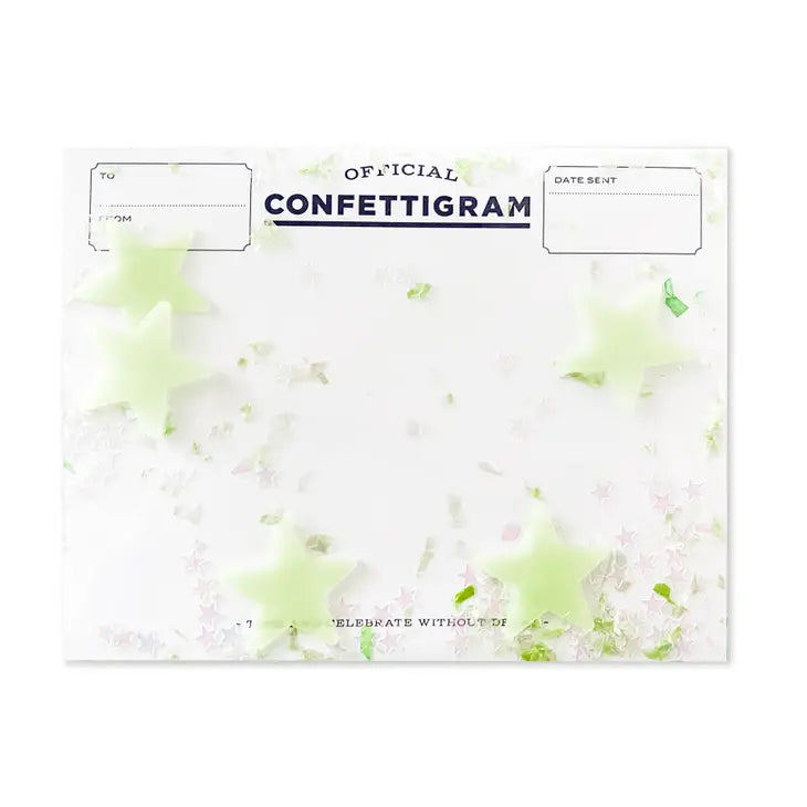 Confettigram - Glow Stars Birthday / Everyday Card