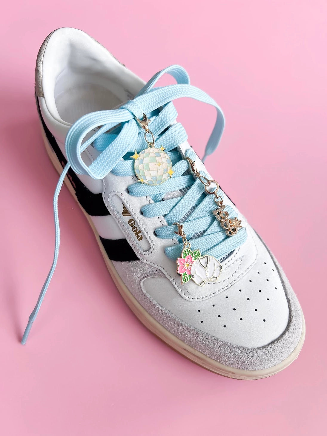 Taylor Swift-Inspired Sneaker Charms & Pastel Laces Set