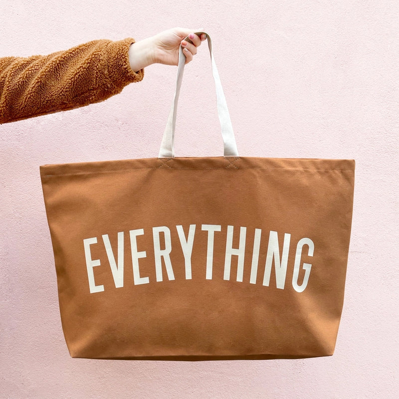 Everything - Tan Really Big Bag - Curator and Co.