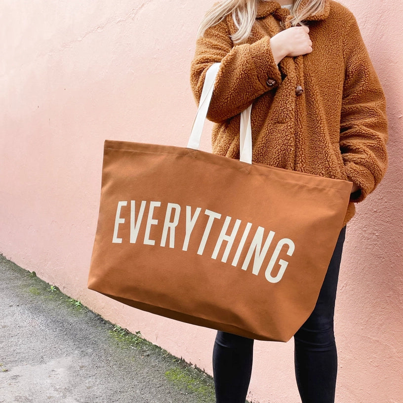 Everything - Tan Really Big Bag - Curator and Co.