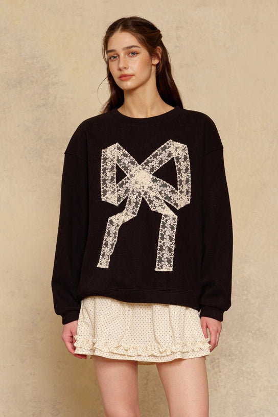 Coquette Bow Pullover