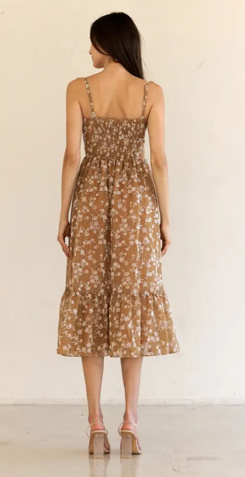 Toffee Petals Dress