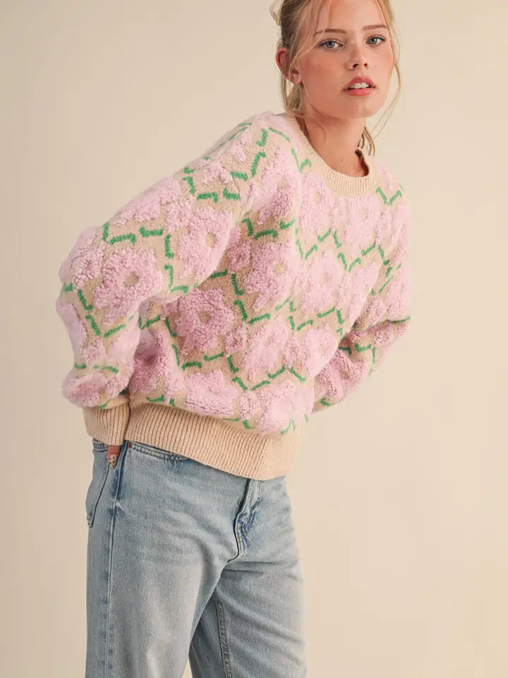 Blush Vine Knit