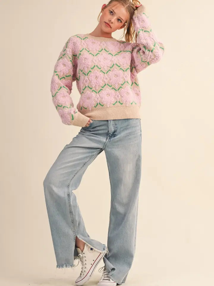 Blush Vine Knit