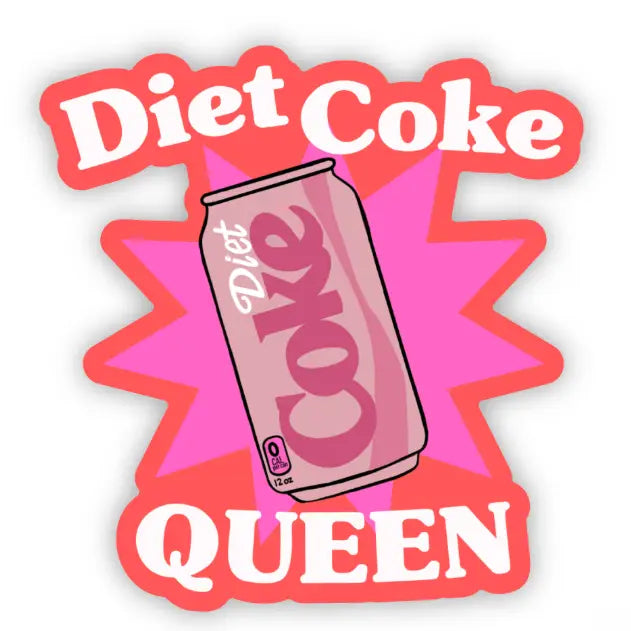 Diet Coke Queen Sticker