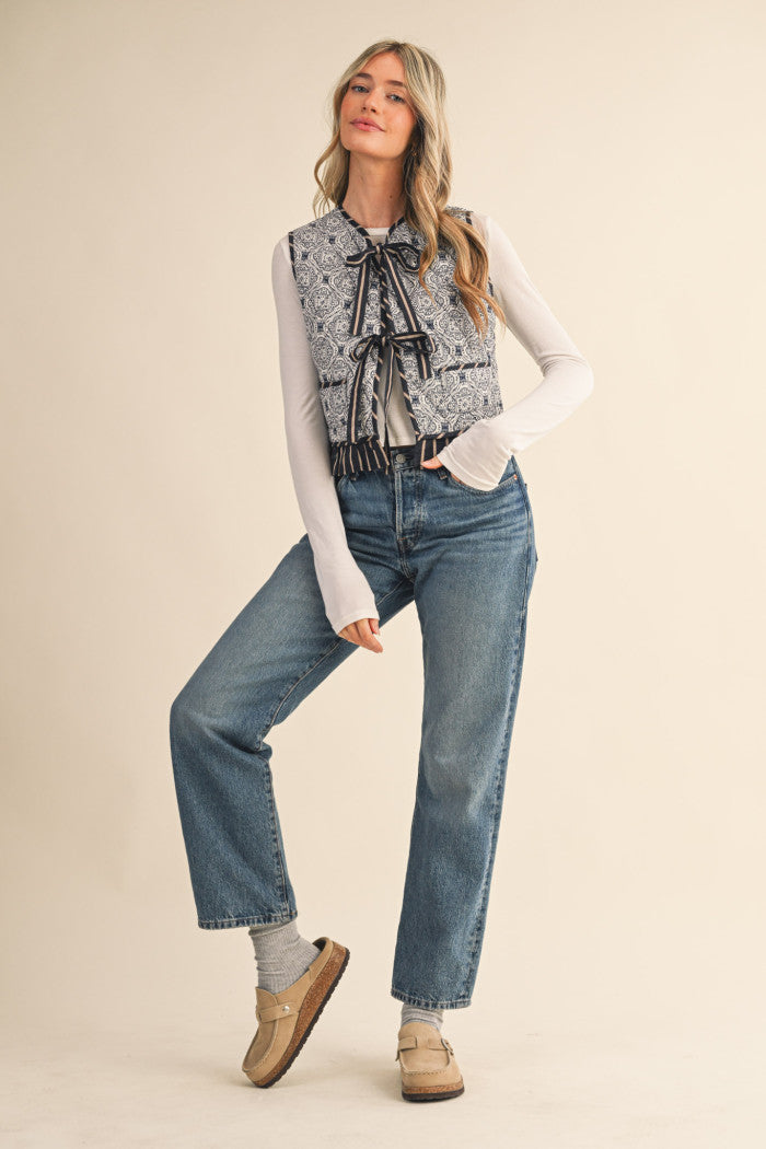 Fall Kinda Love Quilted Vest