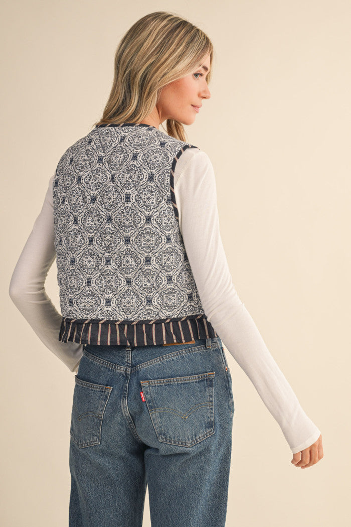 Fall Kinda Love Quilted Vest