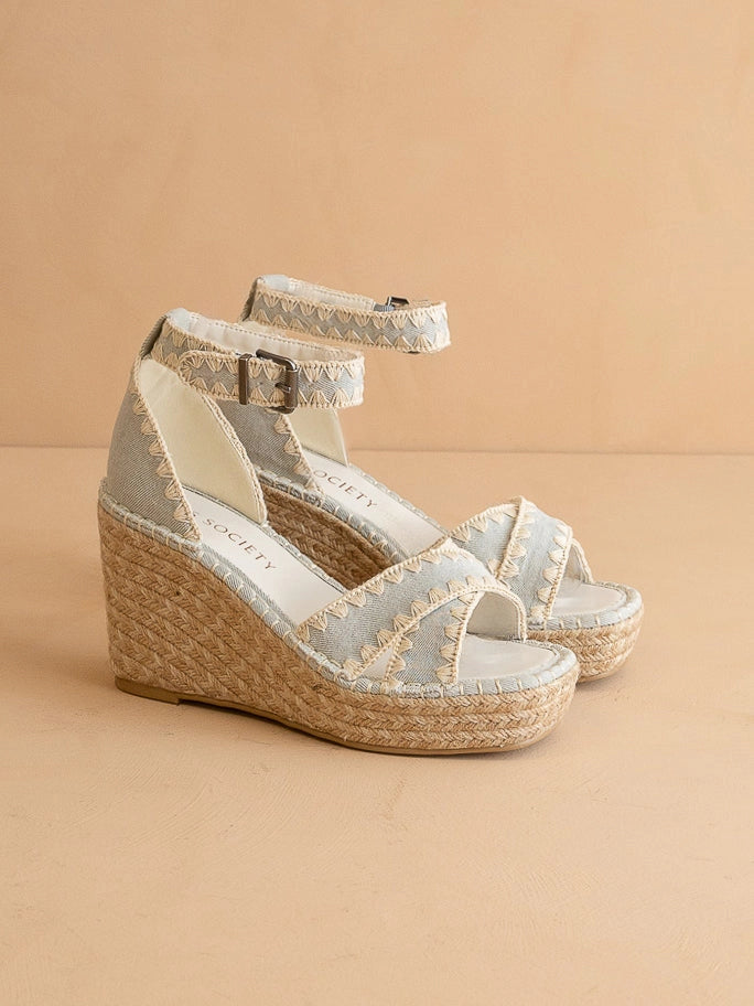 The Essie | Denim Espadrille