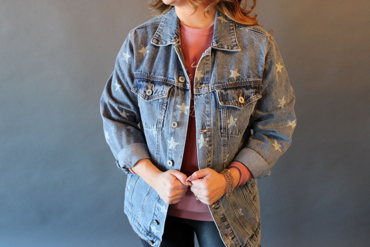 Stardust Denim Jacket - Curator and Co.