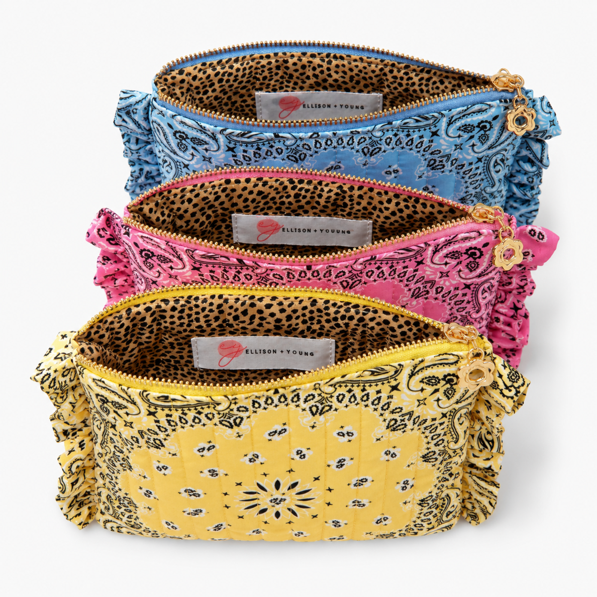 Bandana Ruffle Everything Bag Coco Brown - Curator and Co. 