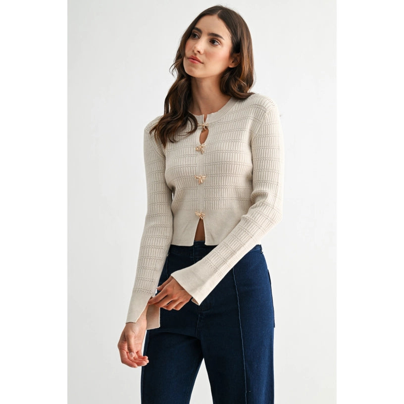 Bow-Tie Babe Cardigan