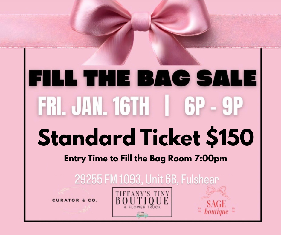 Fill The Bag $150 Standard Ticket 7:00pm Entry