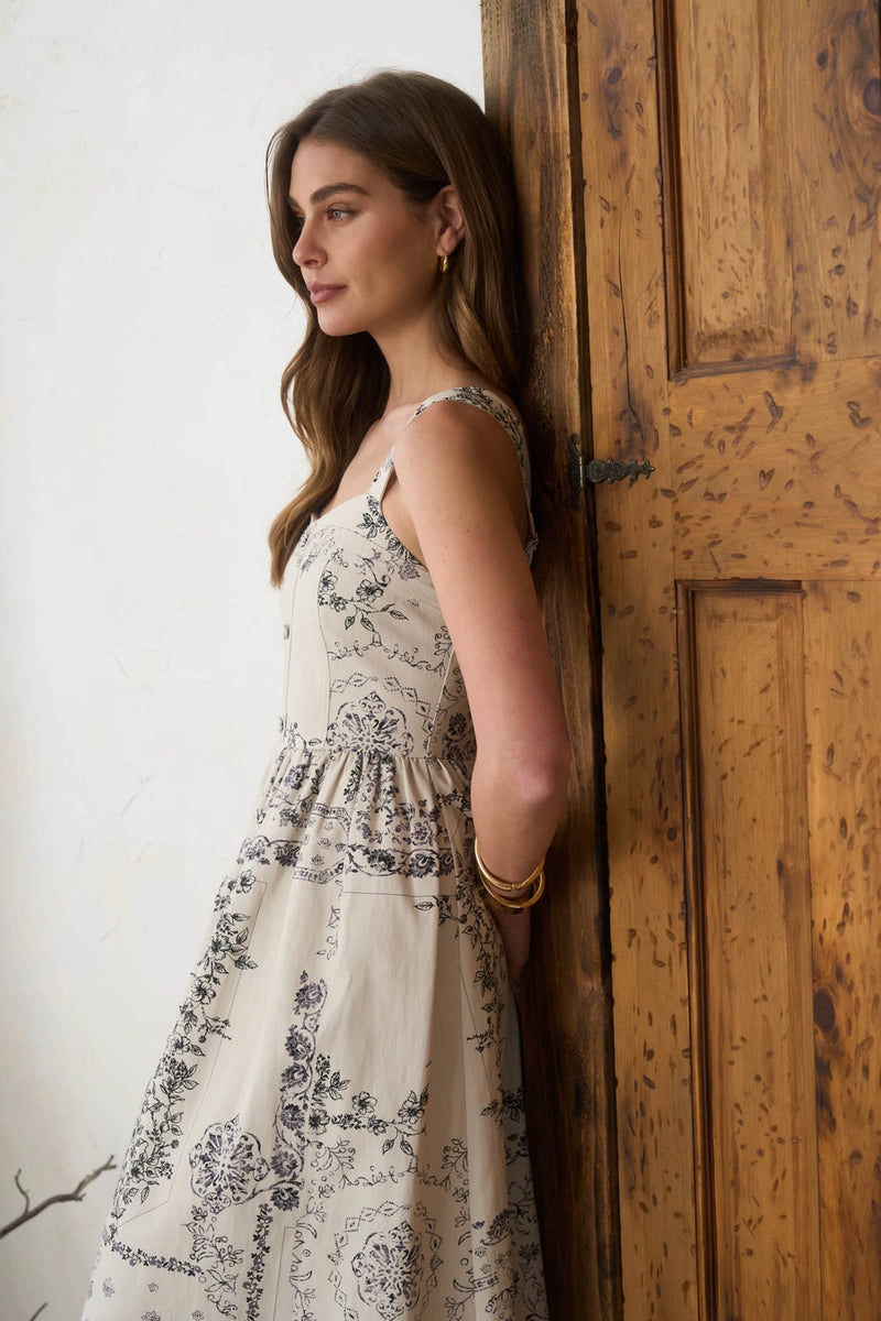 Heirloom Garden Midi Dress - Curator and Co. 