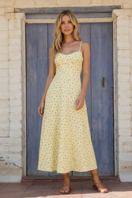 Lavender Sunshine Dress - Curator and Co. 
