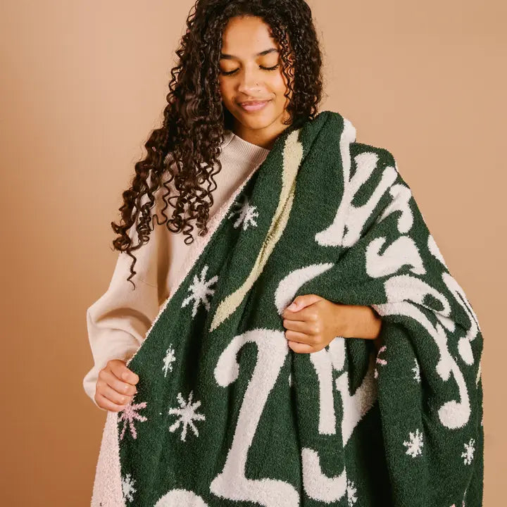 Cozy Dreams Luxe Blanket-Merry Little Christmas