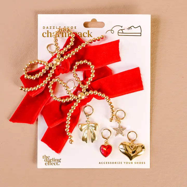 Dazzle Shoe Charm Pack-'tis the Season
