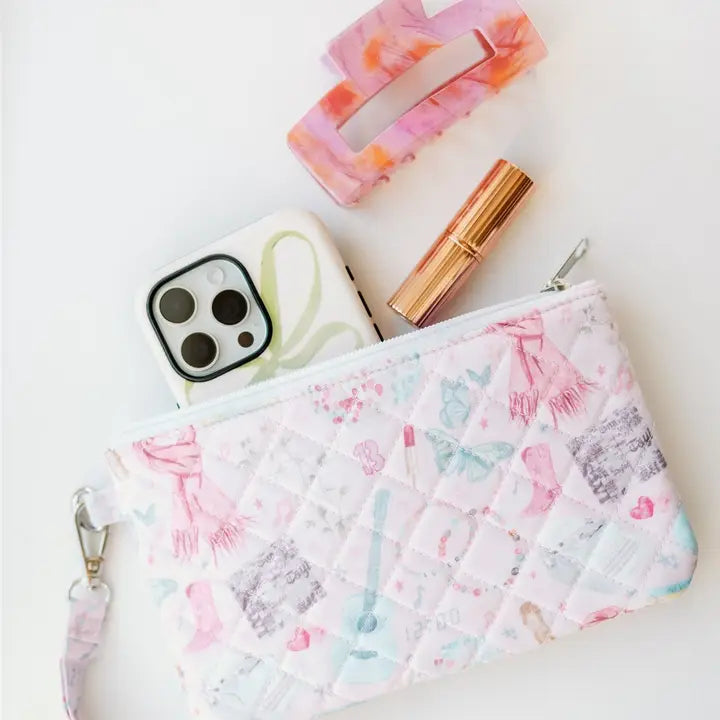 Taylor Swift Quilted Wristlet