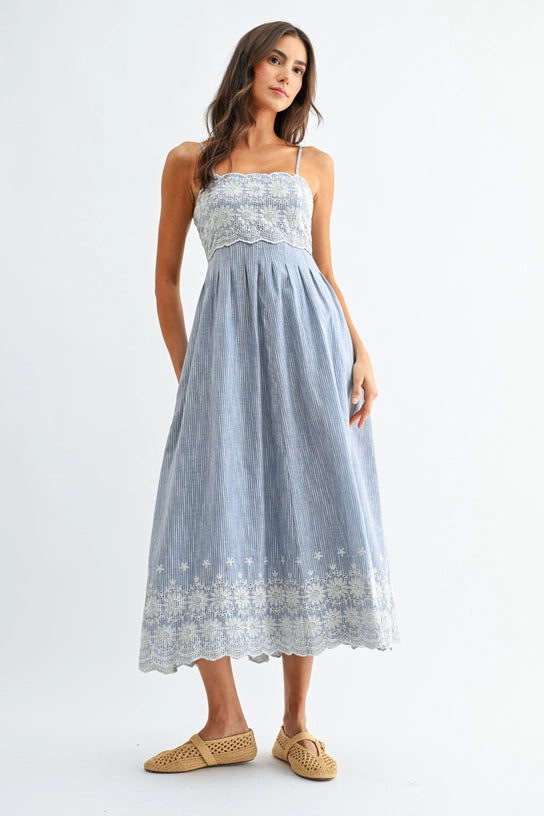 The Hydrangea Coast Dress - Curator and Co. 