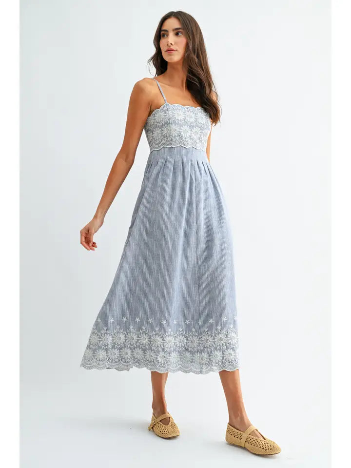 The Hydrangea Coast Dress Medium