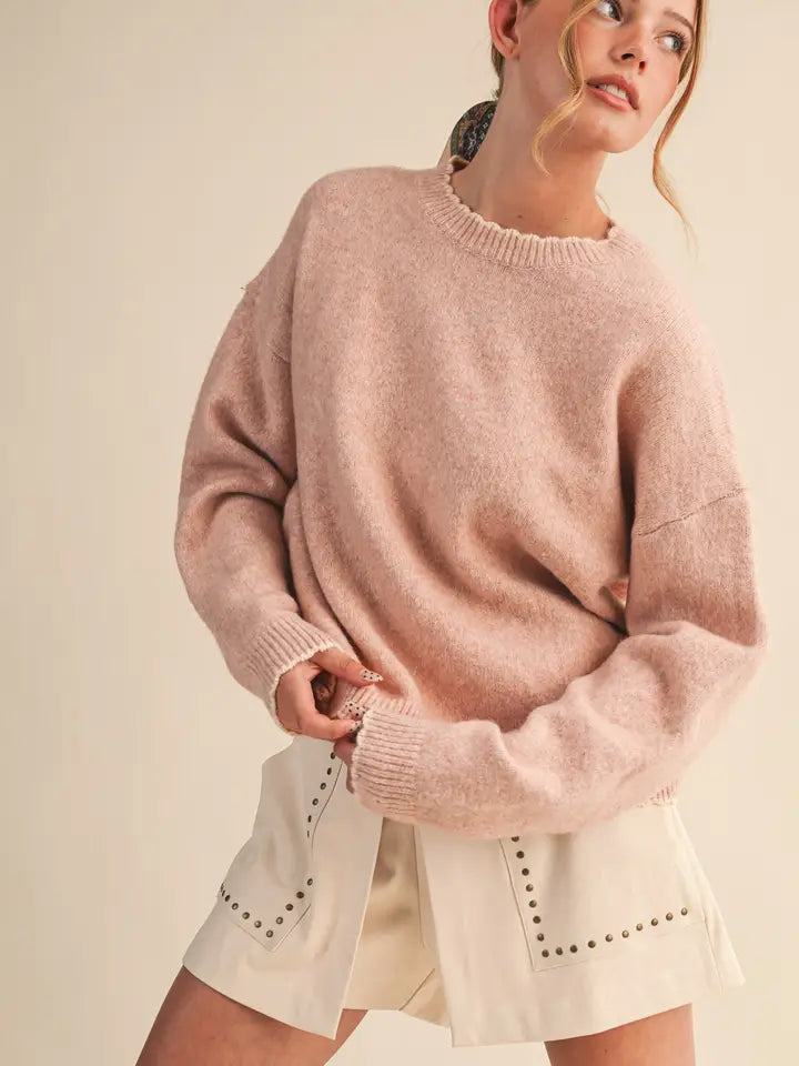 Blush Petal Sweater