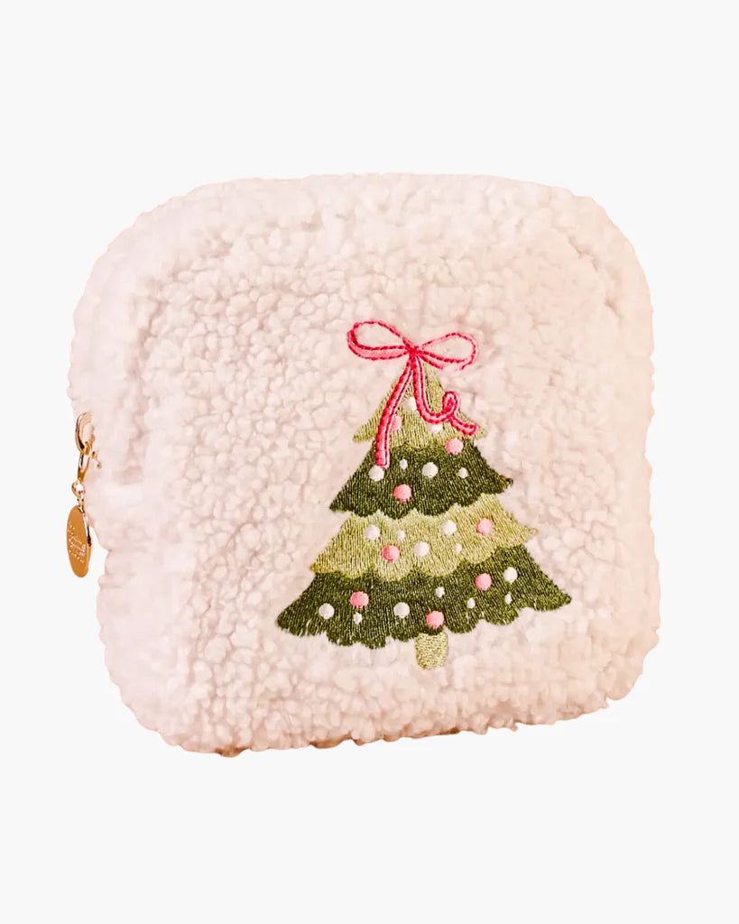 Teddy Pouch-Square Twinkling Tree