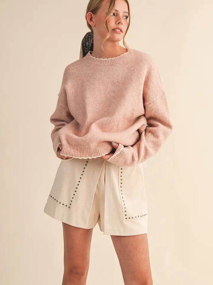 Blush Petal Sweater