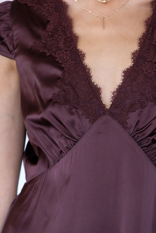 Café au Lait Midi Dress