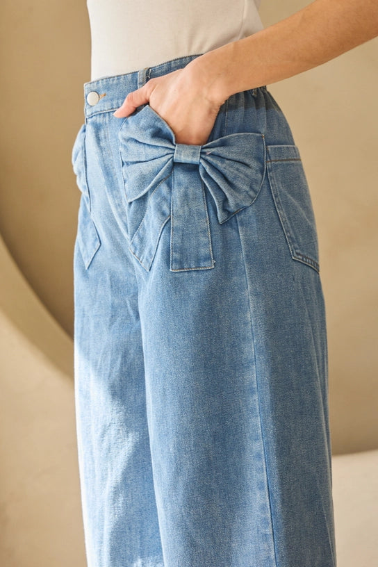 Colette Bow Pocket Jeans - Curator and Co. 