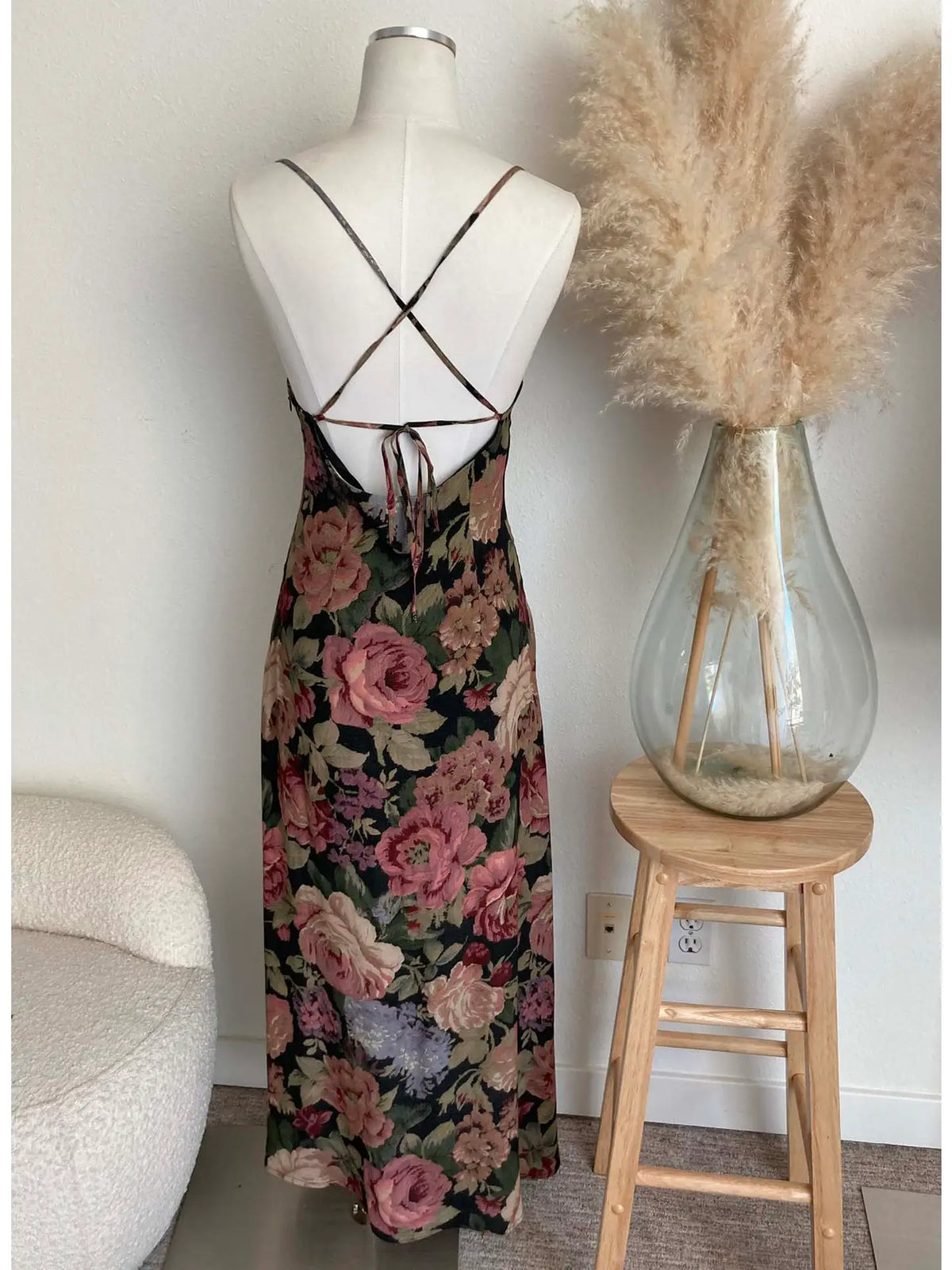 Midnight Garden Maxi Dress - Curator and Co. 