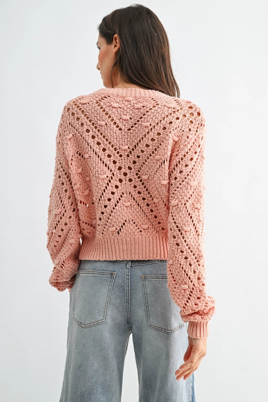 Darling Rosé Cardigan