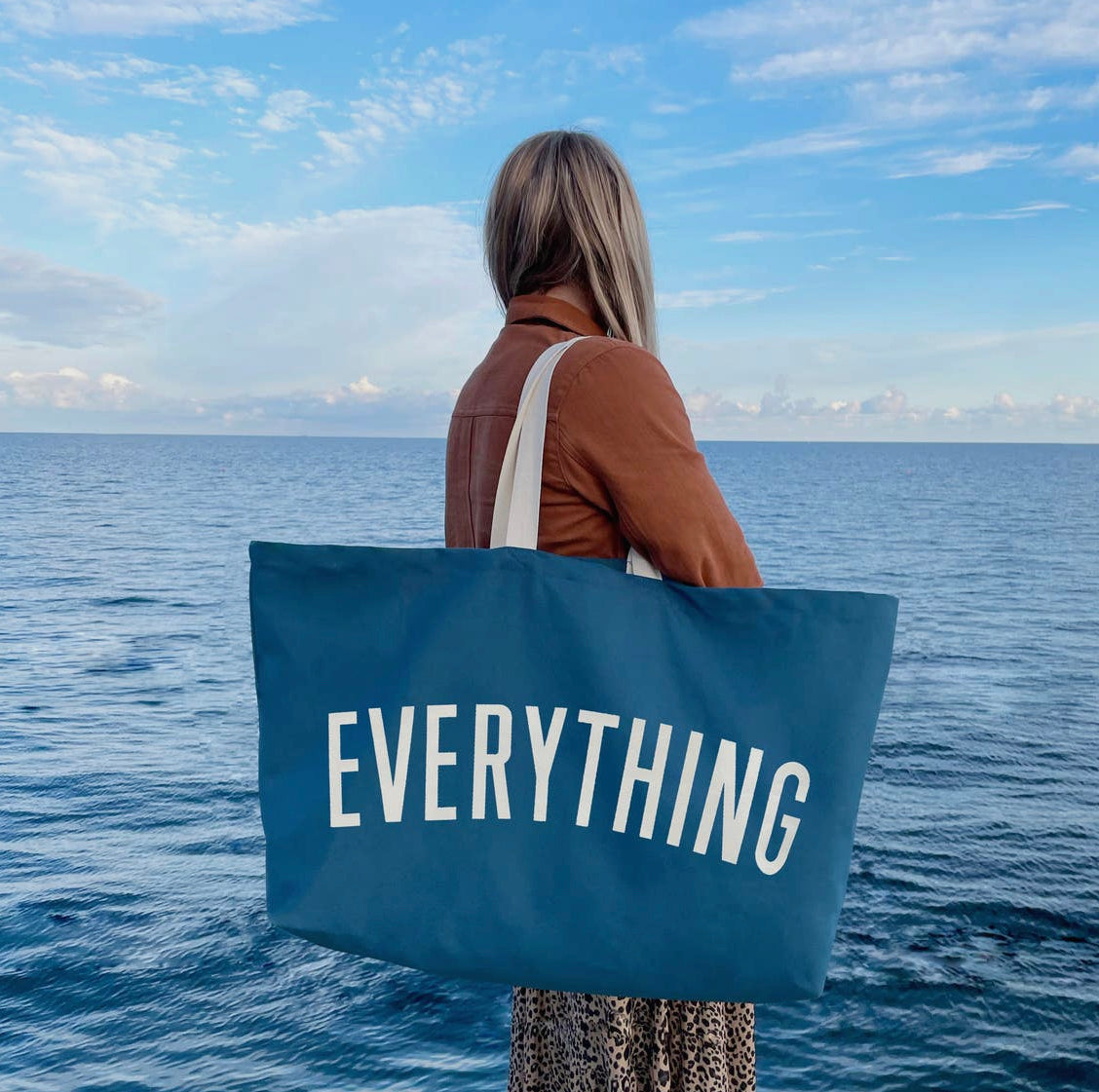 Everything Tote Blue