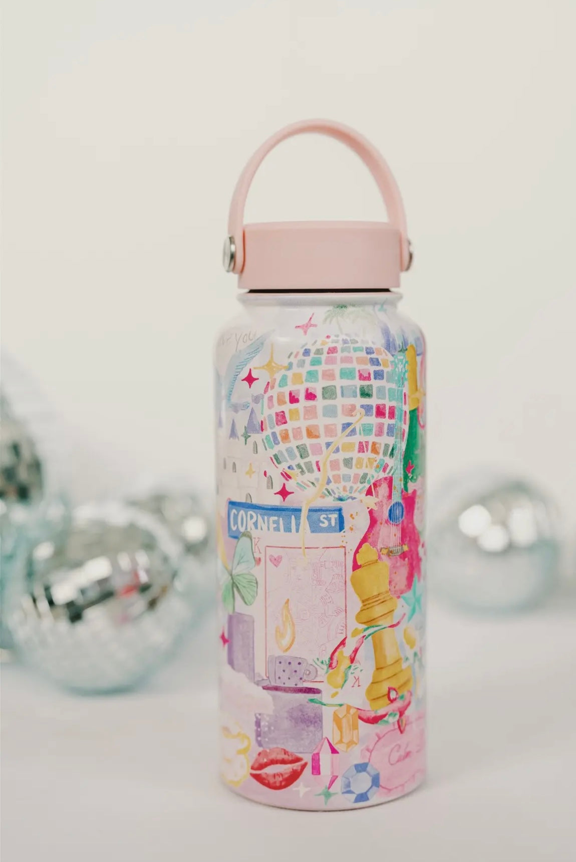 Taylor Swift 32 oz Watercolor Insulated Water Bottle