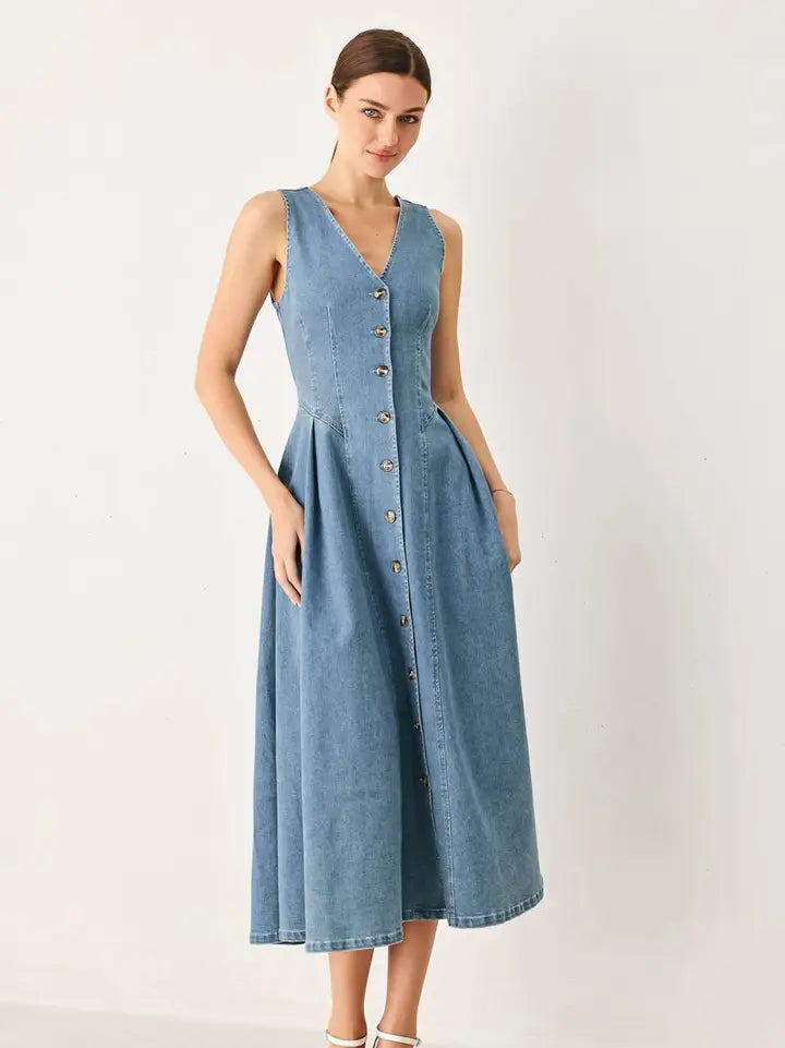 The Sutton Denim Dress