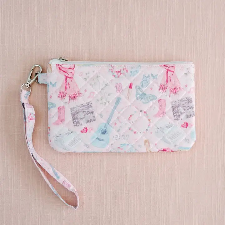 Taylor Swift Quilted Wristlet