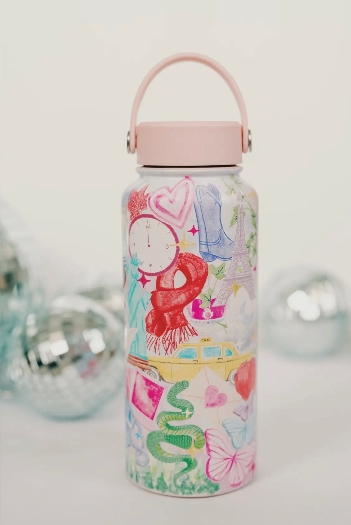 Taylor Swift 32 oz Watercolor Insulated Water Bottle