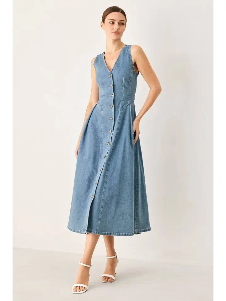 The Sutton Denim Dress
