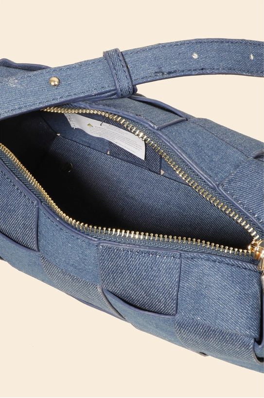 Woven Denim Crossbody - Curator and Co. 