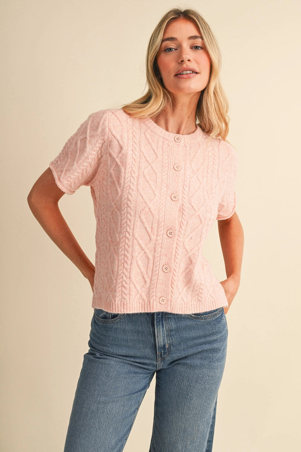 Blush & Cozy Cardigan - Curator and Co. 