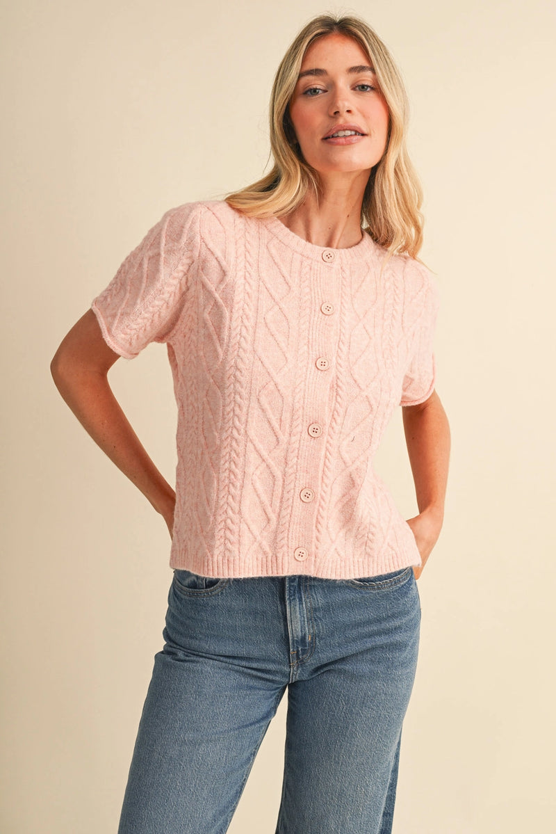 Blush & Cozy Cardigan - Curator and Co. 
